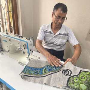 Hecho a mano en Nepal Himalaya cáñamo algodón bohemio mochila Multicolor hueso de pescado diseño fábrica precio al por mayor mochila de viaje - Product Image 2