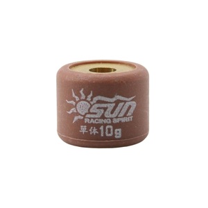 ลูกกลิ้งขับเคลื่อน SUN RACING MIO 100 ขนาด 15x12 มม. 10G ประสิทธิภาพสูง แกนทองเหลือง ตอบสนองไว สำหรับสกู๊ตเตอร์ CVT อัพเกรด ผลิตในไต้หวัน 6 ชิ้น - Product Image 4