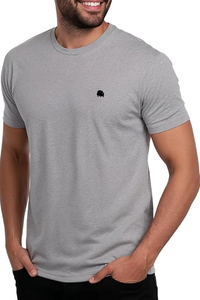 เสื้อยืดคอกลมทรงปกติสำหรับผู้ชาย OEM ผ้าฝ้าย 100% ยืดได้ 4 ทิศทาง พิมพ์ลายโลโก้ที่คอหลังด้วยเทคนิคซิลค์สกรีน ป้องกันการเป็นขุย แห้งเร็ว - Product Image 6