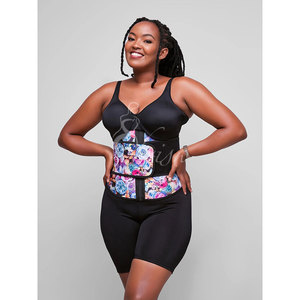 Corset amincissant abdominal à soutien moyen, <span class=keywords><strong>grande</strong></span> <span class=keywords><strong>taille</strong></span>, post-opératoire, gaine sculptante intégrale avec fermeture éclair frontale pour un ventre lisse - Product Image 2
