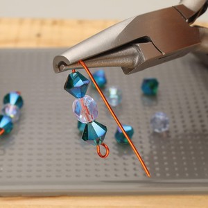 Pince à sertir les fils de 5 pouces, outil de pliage et de bouclage de fils concaves pour bijoux ZetomedPro - Product Image 6