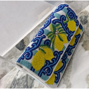 Indian Traditional Luxury Handbag Multicolor <b>Crystal</b> Glass <b>Beaded</b> Durable Artisan Craft Premium Baguette Fashion Accessories - Product Image 1