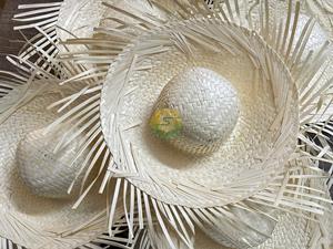 Sombrero de Paja Pava Puertorriqueño, Sombrero de Paja Bad Bunny, Color Blanco Natural, Sombrero de Paja Boricua Pava Tradicional, Precio Económico - Product Image 4