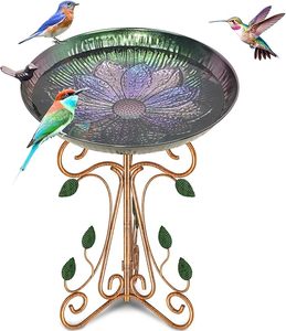 New Arrival Decorative Patio Iron <b>Bird</b> <b>Bath</b> For Backyard Lawn Garden And Outdoor <b>Bird</b> Feeding Applications Beautifully Purpose - Product Image 4