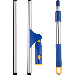 Tergivetro Telescopico Multiuso a 2 Lame in Acciaio Inossidabile per Doccia e Porte in Vetro - Product Image 1