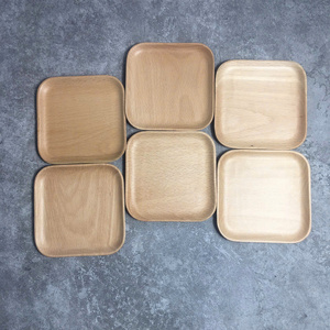 Assiettes carrées jetables en feuilles de palmier, modernes, écologiques, biodégradables, réutilisables, compostables, pour fêtes - Product Image 1