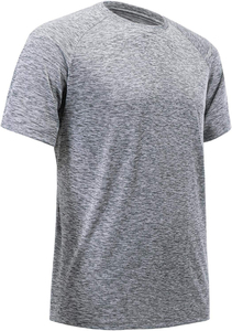 <b>Black</b> Custom Men's T-<b>Shirts</b> Short Sleeve O-Neck Cotton Worsted Fabric Front Logo Formal Style Loose Fit Anti-Pilling 230g <b>Silk</b> - Product Image 4