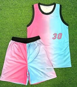 Maillot de basket-ball unisexe personnalisé de haute qualité en gros, ensemble de sublimation pour le football, impression de logo personnalisé, broderie sur le haut - Product Image 2