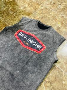 เสื้อกล้ามออกกำลังกายผู้ชายไซส์ใหญ่ ผ้าคอตตอนหนานุ่ม ทรงหลวม พิมพ์ลายฮิปฮอป โลโก้สั่งทำได้ - Product Image 4