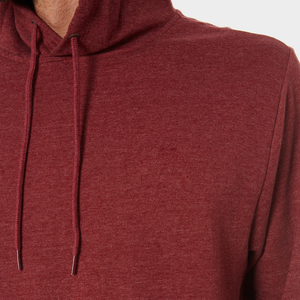<b>Men's</b> Premium Fleece <b>Hoodie</b> 2026 Maroon Pullover <b>Hoodie</b> Heather <b>Burgundy</b> Custom Logo Casual Outdoor Streetwear Sweatshirt HD - Product Image 6