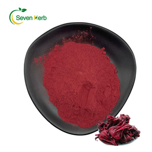 המחיר הטוב ביותר 10:1 20:1 היביסקוס סבדריפה תמצית פרחים אבקת תמצית היביסקוס לתוספות - Product Image 1