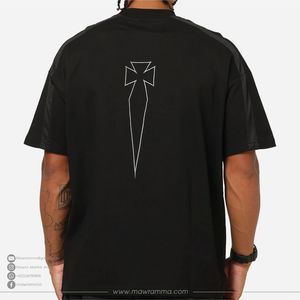 Hot Selling Custom Printed Oversized <b>Tshirt</b> 100% Cotton Jersey Fabric High Quality Eco-Friendly Quick Dry DTF Sticker Summer - Product Image 2