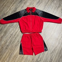 Conjunto Corto Impermeable y Cortavientos de Alta Calidad para Hombre, Estampado Personalizado, Tallas Grandes, Ajuste Regular, Transpirable, Estilo Urbano