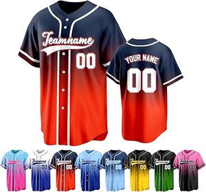 Custom Sublimation Baseball Jerseys for USA School University and Baseball Club Teams Wholesale Supplier - Product Image 3