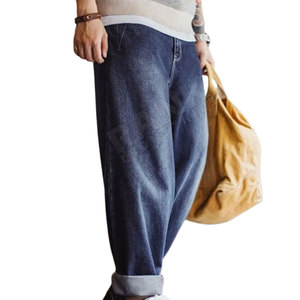 Pantalones vaqueros holgados para hombre, venta al por mayor directa de fábrica, pantalones vaqueros holgados personalizados para hombre - Product Image 2