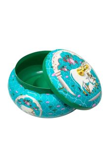 Ensemble de plateaux et de pots en métal argenté allemand Pichwai, idéal pour les mariages, les fêtes de Diwali, la décoration de la maison, les cadeaux de pendaison de crémaillère et les Pooja. - Product Image 5