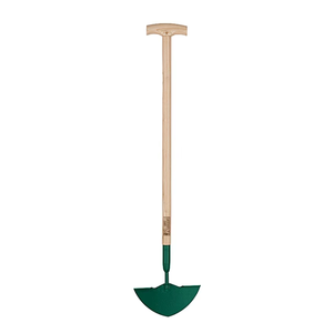 Pala de jardín de acero al carbono con mango de madera |   Pala de mano para plantar, desherbar, cultivar el suelo, uso en granjas, patios y exteriores - Product Image 2