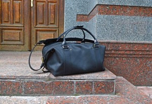 กระเป๋าเดินทางหนังแท้คุณภาพสูง รุ่น Duffle Weekender น้ำหนักเบา ซิปปิด จุของได้เยอะ พกพาสะดวก - Product Image 3