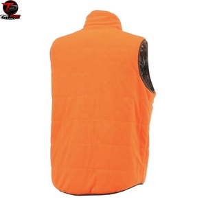 Gilet d'extérieur en polaire de qualité supérieure pour hommes, fermeture éclair intégrale, col haut, léger et chaud, sans manches, pour la randonnée, le camping, la pêche, les voyages - Product Image 6