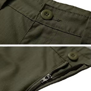 Envío rápido, etiqueta privada, nueva llegada, MOQ bajo, pantalones cargo para hombre, pantalones cargo utilitarios con 6 bolsillos múltiples para entrenamiento, en venta. - Product Image 5