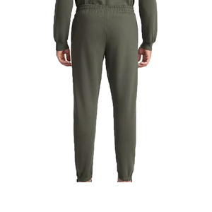 Men's gray color Sweatpants Elastic Waist Casual Cotton Joggers Autumn Midweight Knitted Pants - Product Image 4