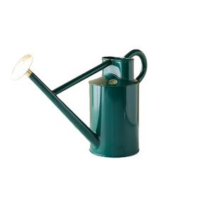 Arrosoir en fer au design exceptionnel, finition grise, pour jardin extérieur, ferme, plantes, avec support, pour un remplissage facile - Product Image 2