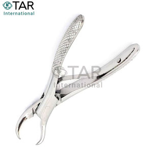 Pinces d'extraction de haute qualité, modèle anglais, pour l'extraction dentaire supérieure et inférieure pédiatrique, instruments chirurgicaux dentaires - Product Image 4