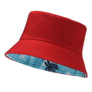 Custom Good Quality Fashionable Pink Sun Protection Wide Brim Waterproof <b>Reversible</b> Velour Casual Unisex <b>Bucket</b> <b>Hat</b> Satin - Product Image 1