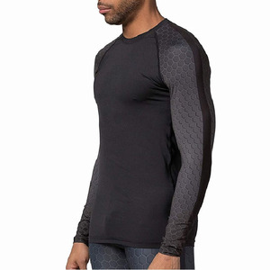 Top Quality Men <b>Compression</b> <b>Shirt</b> for Weightlifting Gym Wear Sweat Resistant Men <b>Compression</b> <b>Shirt</b> - Product Image 2