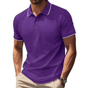 Polo ToTop 100 % coton de haute qualité, grandes tailles pour hommes, prix de gros, anti-rétrécissement - Product Image 5