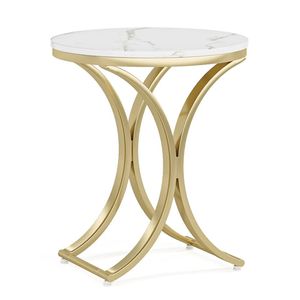 Circular Console <b>Table</b> <b>for</b> Living Rooms Bedrooms or Reception Areas Perfect As a <b>Sofa</b> <b>Side</b> <b>Table</b> or Coffee <b>Table</b> - Product Image 5