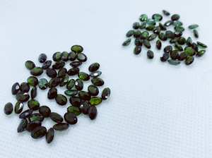 Lot de pierres précieuses naturelles de tourmaline facettées de forme ovale, tailles assorties, calibrées, pour la fabrication de bijoux - Product Image 4