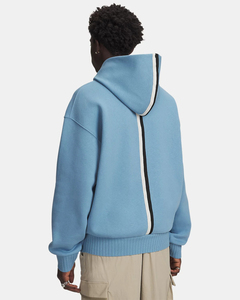Trending Design Men's Regular Fit Zipper Hooded Kangro Pocket Elastic Rib Solid Color Breathable 100% Cotton Autumn Wear Hoodie - Product Image 1