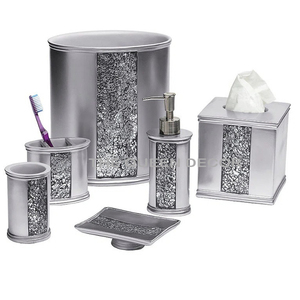Rustic Proof Stainless Steel Metal Five Piece <b>Set</b> Golden Antique Finished <b>Bathroom</b> <b>Set</b> <b>Bathroom</b> <b>Accessory</b> Hotel and Resorts - Product Image 5