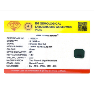 Natural Zambian Emerald Loose Gemstone-15.97 Carat Pear Cut AA Quality Certified Wholesale Lot - Product Image 4