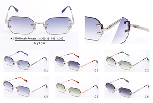 LMAMBA 3510 Nouvelles Lunettes de Soleil de Marque de Luxe Tendance, Monture Métallique Sans Cadre, Verres Dégradés, Style Élégant, Protection UV400 2025 - Product Image 6