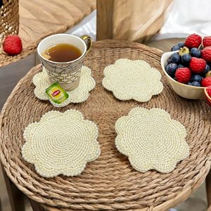 Sous-verre brodé perlé de qualité supérieure, épaisseur 5 mm, style bohème, personnalisable, très durable, pour la maison et les fêtes - Product Image 3