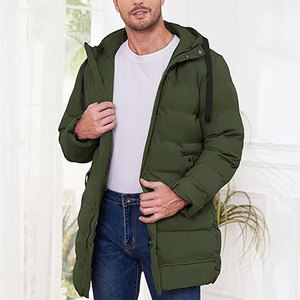 <b>Men</b>’s Winter Coat <b>Long</b> Puffer <b>Jacket</b> Warm Hooded Quilted Parka Outerwear Insulated Cold Weather <b>Jacket</b> - Product Image 4
