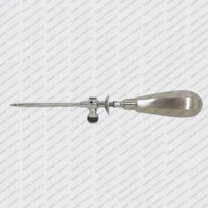 Aguja de punción sternálica de longitud personalizada premium con trócar, instrumentos quirúrgicos genitourinarios de acero inoxidable para huesos - Product Image 3