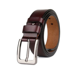 Cinturones de Cuero Vacuno para Hombre, Ligeros, Casuales, con Hebilla de Acero, Impermeables, Transpirables, Novedad 2026, al Mejor Precio - Product Image 1