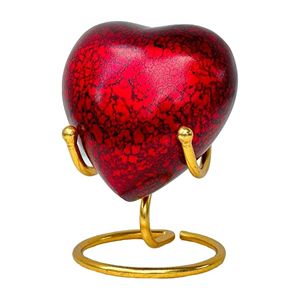 Fournitures funéraires en gros abordables en Inde, grandes urnes funéraires en forme de cœur pour cendres humaines, souvenir commémoratif personnalisé - Product Image 1