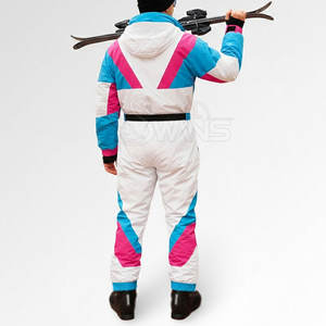 ชุดสกีผู้ชายคุณภาพสูงแบบมีฮู้ด ซิป ระบายอากาศ กันน้ำ ออกแบบเองได้ ผลิตอย่างมืออาชีพ - Product Image 2