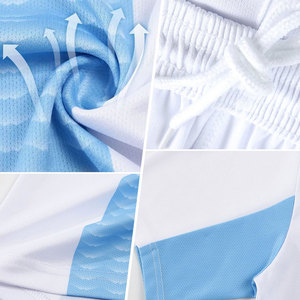 Custom Design Soccer Jersey Set Lightweight Breathable Short Sleeve Unisex Eco Friendly Wholesale - Product Image 6