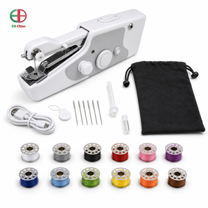 Kit de couture portable pour <span class=keywords><strong>chambre</strong></span> <span class=keywords><strong>d</strong></span>'hôtel : machine à coudre motorisée, canettes, aiguilles, fils pour la réparation de vêtements des clients - Portable - Product Image 1