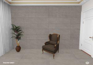 Carrelage en porcelaine émaillée brillante de designer, 600x1200mm, 60x120cm, 24x48 pouces, grand format, surface pour projets contemporains - Product Image 5