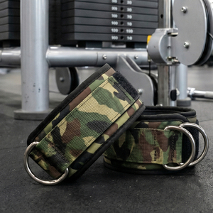 Camouflage Ankle Strap for Cable <b>Machines</b>-Kickbacks Glute Workouts Leg Exercise-Neoprene & Polyester High <b>Stretch</b> Fitness Strap - Product Image 1