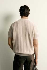 Suéter de Punto Acanalado para Hombre, Color Beige Jaspeado, Casual, Transpirable, con Logotipo Frontal, para Servicio OEM, Tallas 4XL-6XL - Product Image 2