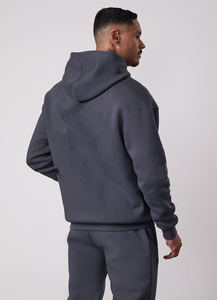 Sweat-shirts à capuche noirs personnalisés pour hommes, en coton épais et lourd (480 GSM), vierges, coupe oversize, pour la fabrication de hoodies - Product Image 6