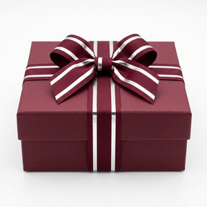 25mm Burgundy Gold Jacquard Ribbon Wholesale for Fashion Accessories Bag Design Footwear Decoration and Garment Finishing - Product Image 2