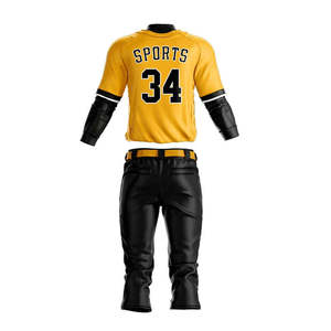 Wholesale Factory Custom Baseball Uniform Sublimated Baseball Jersey <b>Set</b> OEM Polyester Team Sportswear Manufacturer Bulk Order - Product Image 2